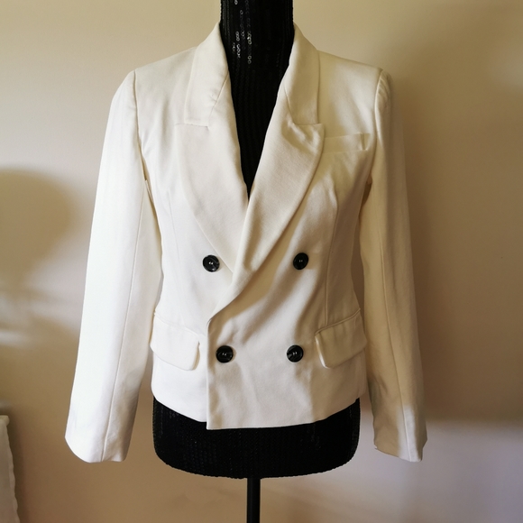 Blank NYC Cream Blazer Size Small - Picture 1 of 13